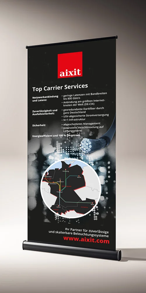 aixit GmbH Rollup Produktion und Gestaltung
