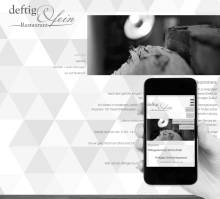 Fertig und Online: Website deftig & fein