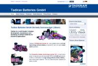 Ein neuer Auftritt für tadiranbatteries.de Ein neuer Auftritt für tadiranbatteries.de